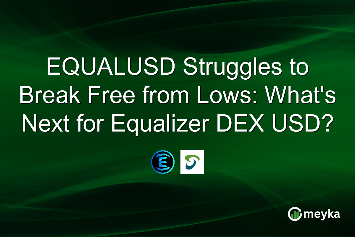 EQUALUSD Struggles to Break Free from Lows: What's Next for Equalizer DEX USD?