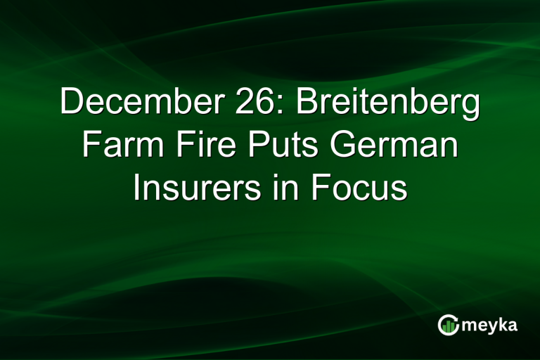 December 26: Breitenberg Farm Fire Puts German Insurers in Focus