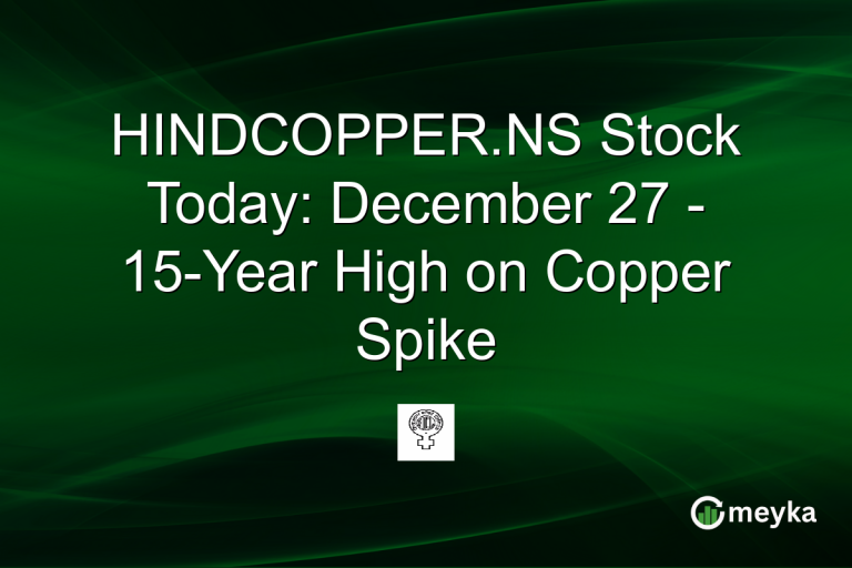 HINDCOPPER.NS Stock Today: December 27 - 15-Year High on Copper Spike
