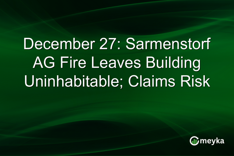 December 27: Sarmenstorf AG Fire Leaves Building Uninhabitable; Claims Risk