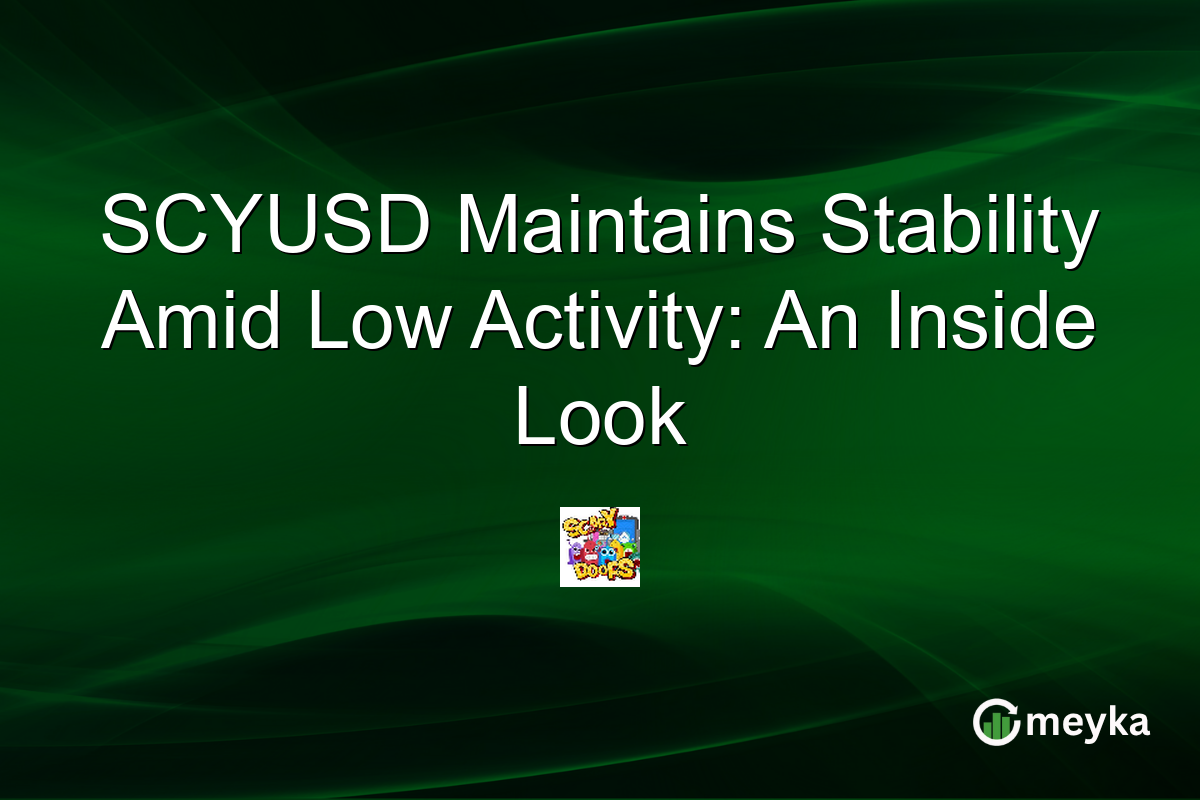 SCYUSD Maintains Stability Amid Low Activity: An Inside Look