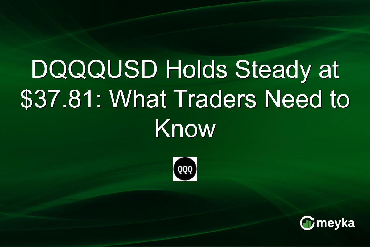 DQQQUSD Holds Steady at $37.81: What Traders Need to Know