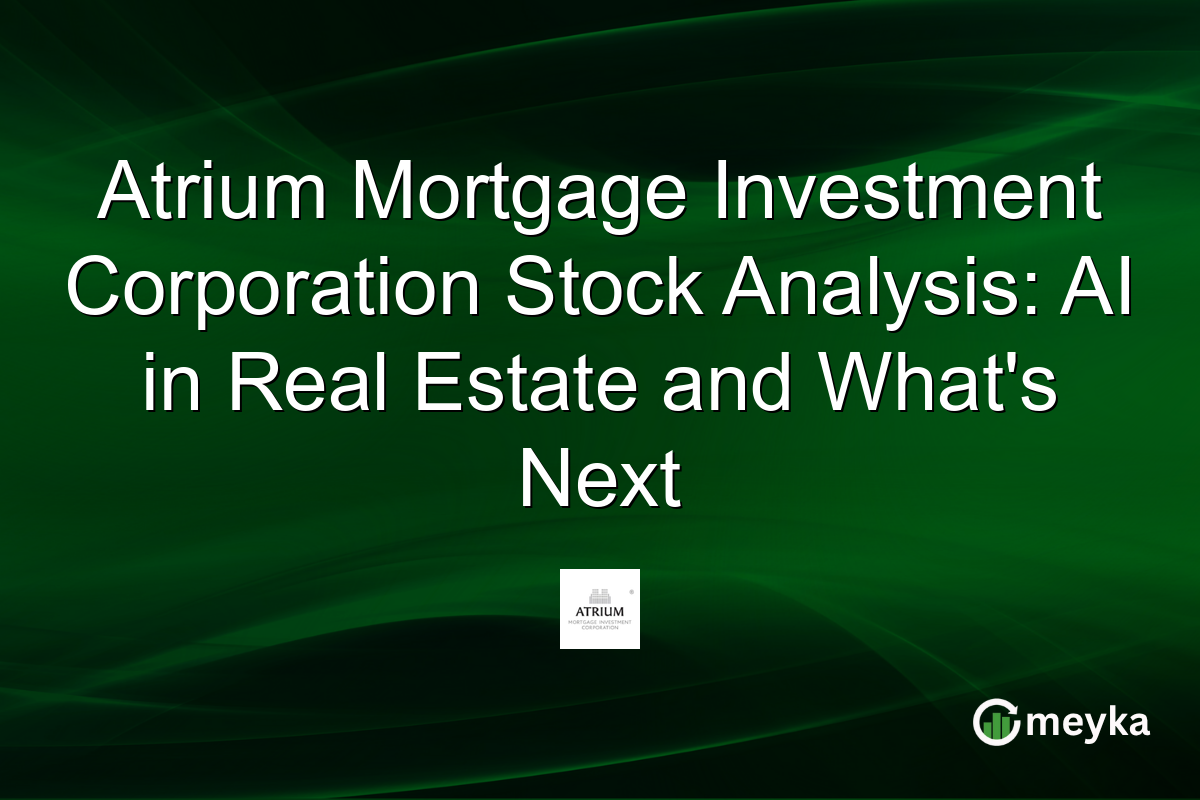 Atrium Mortgage Investment Corporation Stock Analysis: AI in Real Estate and What's Next