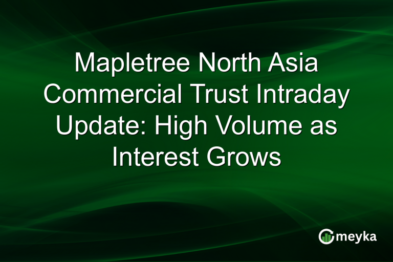 Mapletree North Asia Commercial Trust Intraday Update: High Volume as Interest Grows