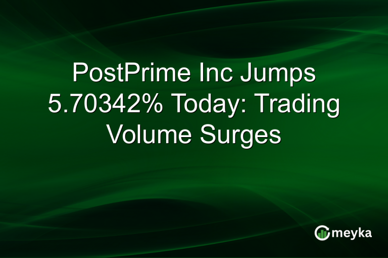 PostPrime Inc Jumps 5.70342% Today: Trading Volume Surges