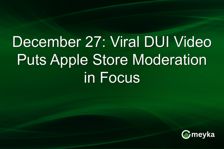 December 27: Viral DUI Video Puts Apple Store Moderation in Focus