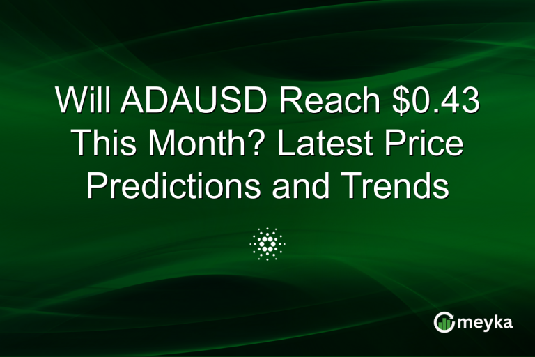 Will ADAUSD Reach $0.43 This Month? Latest Price Predictions and Trends