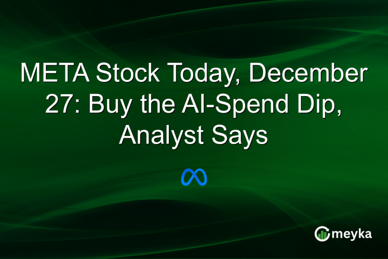 META Stock Today, December 27: Buy the AI-Spend Dip, Analyst Says