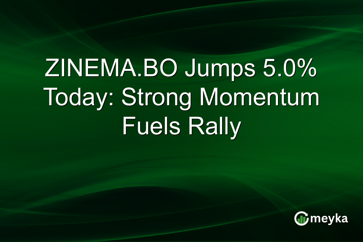 ZINEMA.BO Jumps 5.0% Today: Strong Momentum Fuels Rally