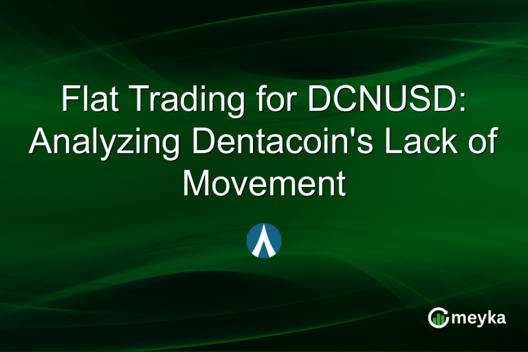 Flat Trading for DCNUSD: Analyzing Dentacoin's Lack of Movement