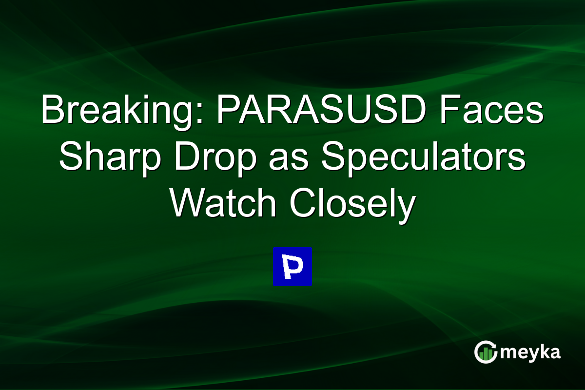 Breaking: PARASUSD Faces Sharp Drop as Speculators Watch Closely