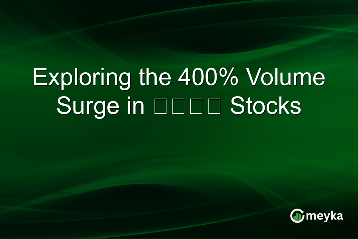 Exploring the 400% Volume Surge in 井上清華 Stocks