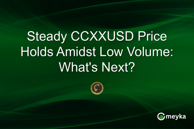 Steady CCXXUSD Price Holds Amidst Low Volume: What's Next?