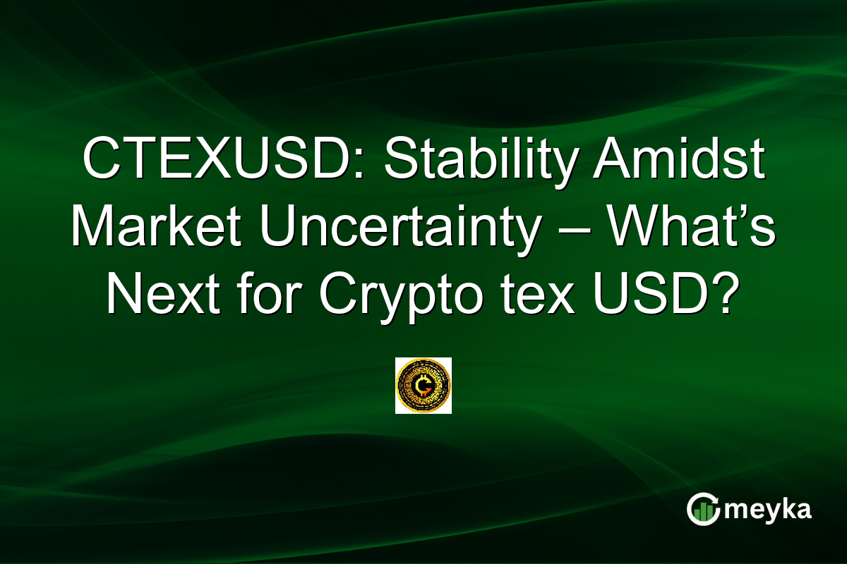 CTEXUSD: Stability Amidst Market Uncertainty – What’s Next for Crypto tex USD?