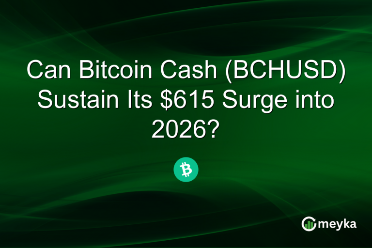 Can Bitcoin Cash (BCHUSD) Sustain Its $615 Surge into 2026?
