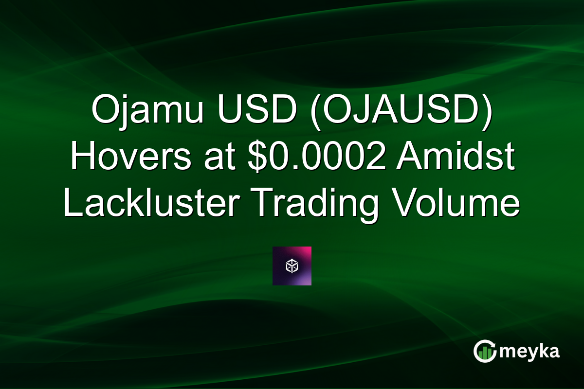 Ojamu USD (OJAUSD) Hovers at $0.0002 Amidst Lackluster Trading Volume