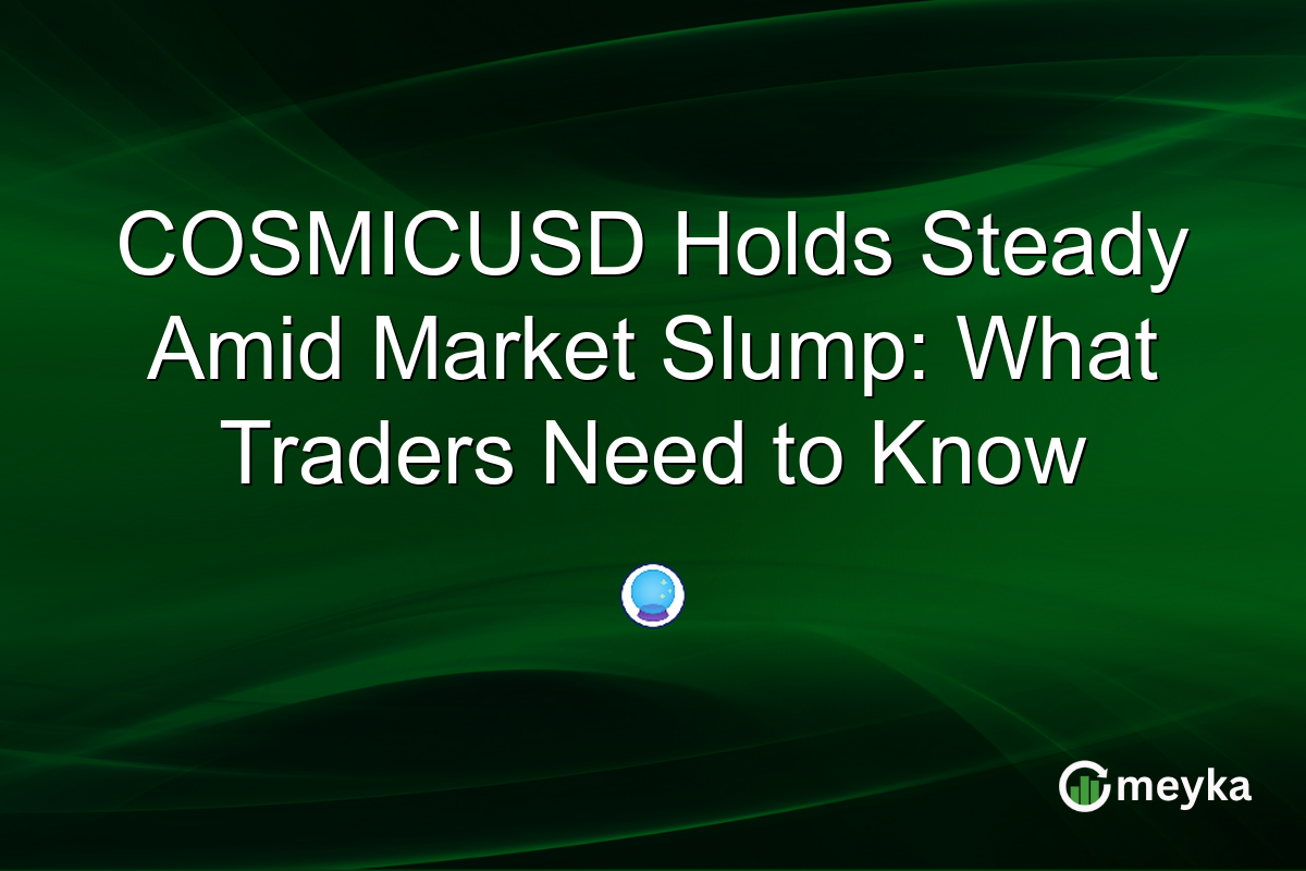 COSMICUSD Holds Steady Amid Market Slump: What Traders Need to Know