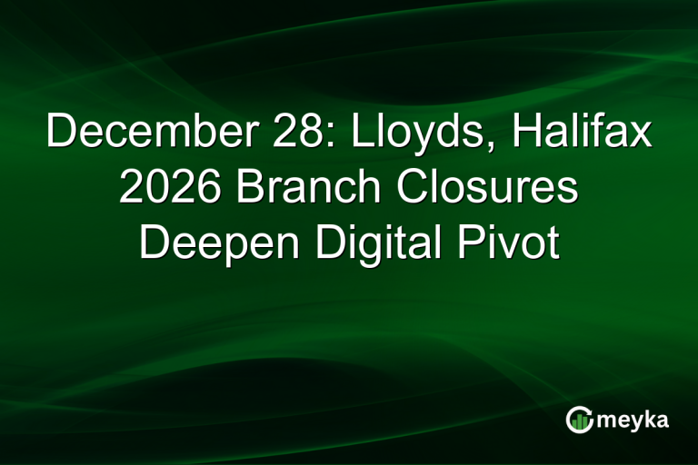December 28: Lloyds, Halifax 2026 Branch Closures Deepen Digital Pivot