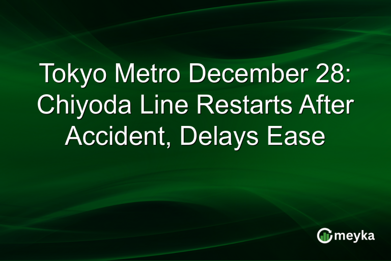 Tokyo Metro December 28: Chiyoda Line Restarts After Accident, Delays Ease