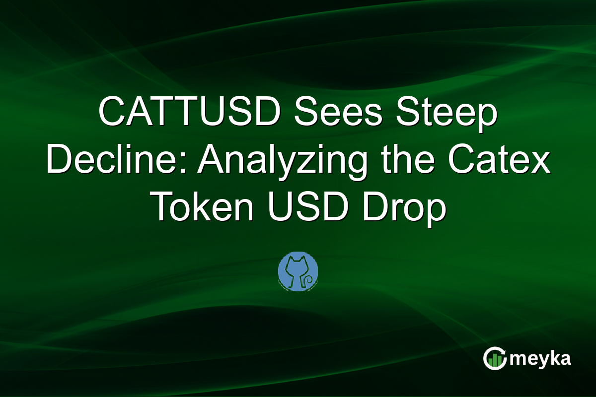 CATTUSD Sees Steep Decline: Analyzing the Catex Token USD Drop
