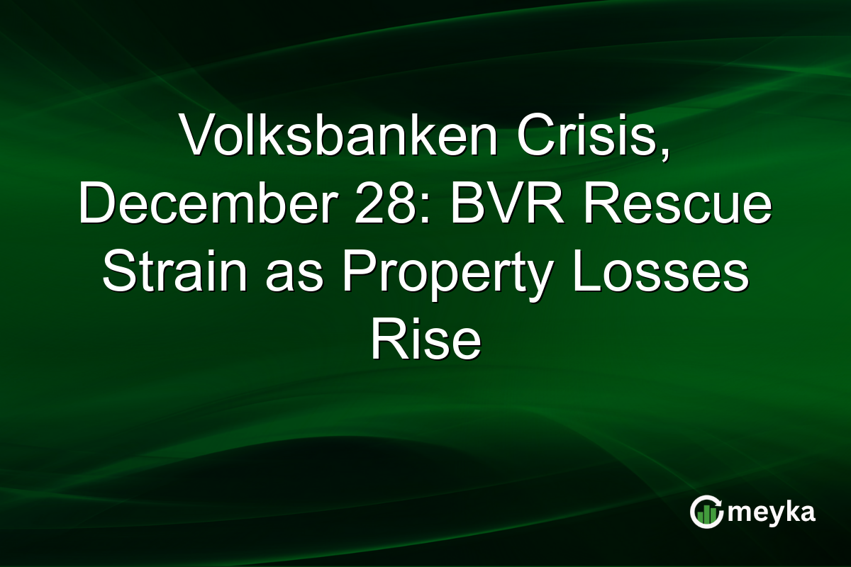 Volksbanken Crisis, December 28: BVR Rescue Strain as Property Losses Rise