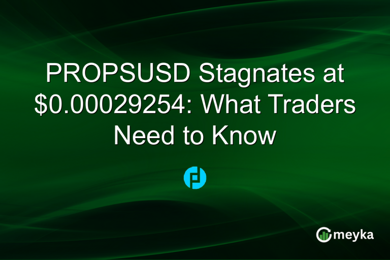 PROPSUSD Stagnates at $0.00029254: What Traders Need to Know