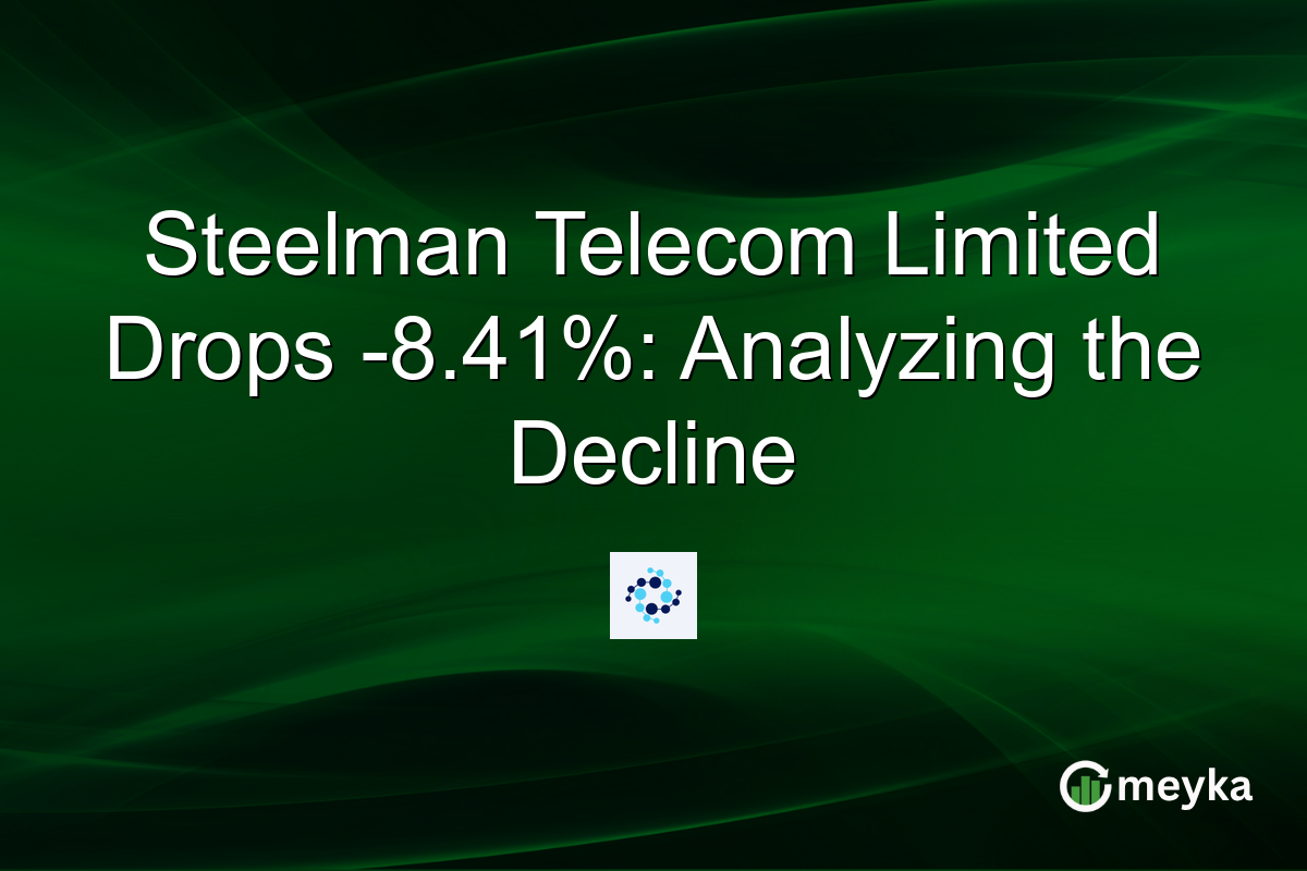 Steelman Telecom Limited Drops -8.41%: Analyzing the Decline