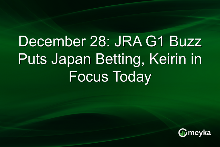 December 28: JRA G1 Buzz Puts Japan Betting, Keirin in Focus Today