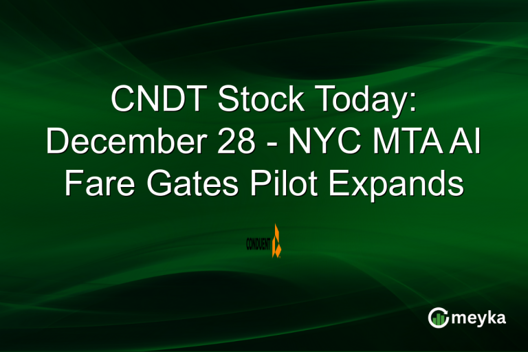 CNDT Stock Today: December 28 - NYC MTA AI Fare Gates Pilot Expands