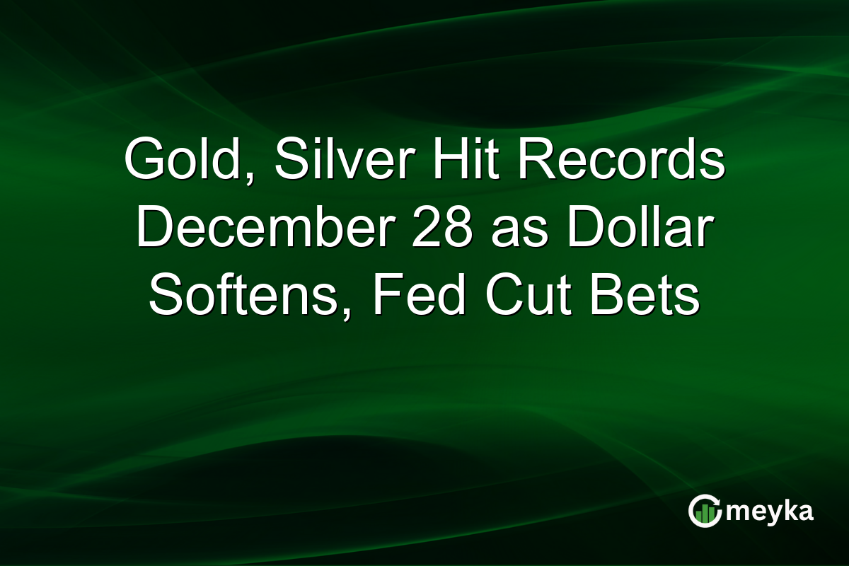Gold, Silver Hit Records December 28 as Dollar Softens, Fed Cut Bets