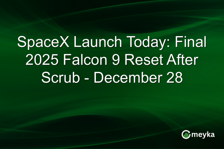 SpaceX Launch Today: Final 2025 Falcon 9 Reset After Scrub - December 28