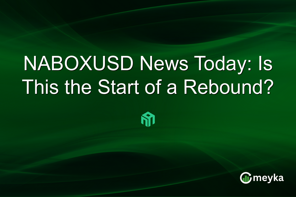 NABOXUSD News Today: Is This the Start of a Rebound?
