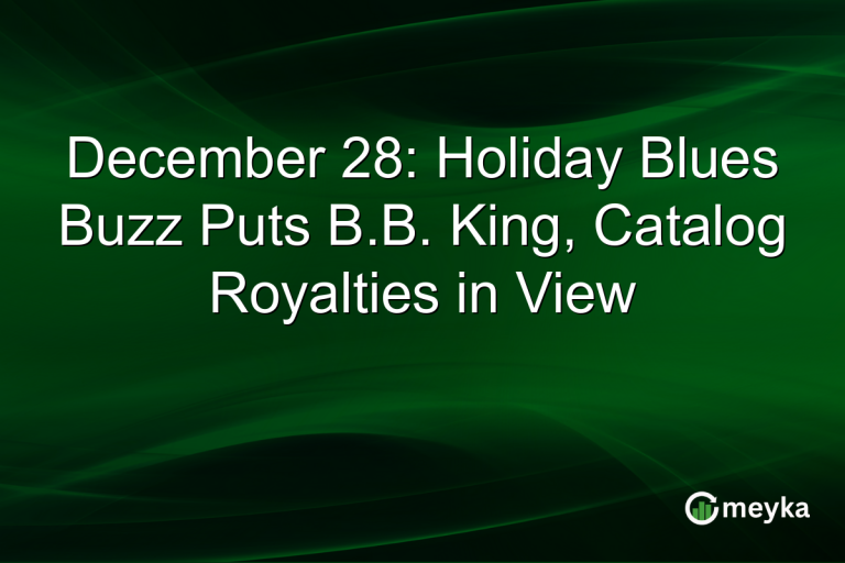December 28: Holiday Blues Buzz Puts B.B. King, Catalog Royalties in View
