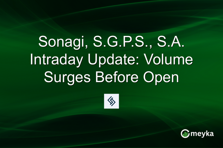 Sonagi, S.G.P.S., S.A. Intraday Update: Volume Surges Before Open