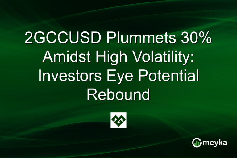2GCCUSD Plummets 30% Amidst High Volatility: Investors Eye Potential Rebound