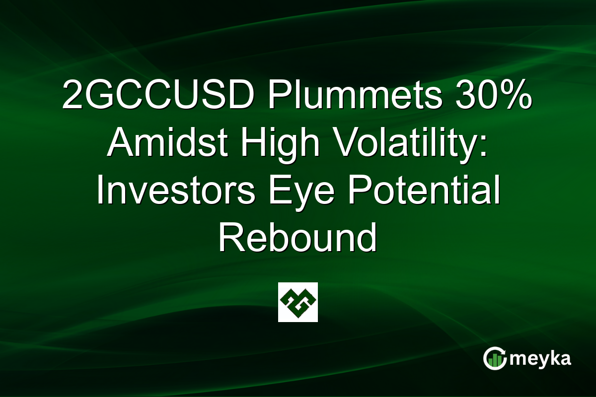 2GCCUSD Plummets 30% Amidst High Volatility: Investors Eye Potential Rebound