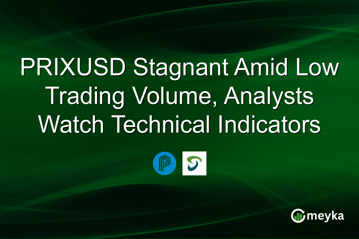 PRIXUSD Stagnant Amid Low Trading Volume, Analysts Watch Technical Indicators