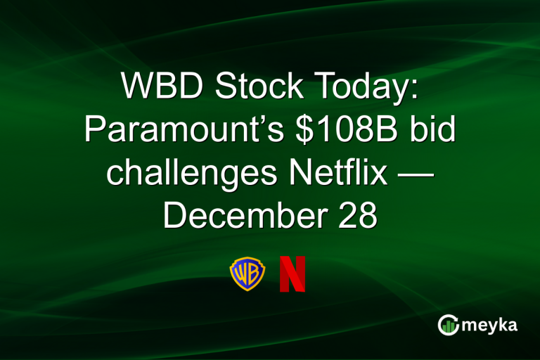 WBD Stock Today: Paramount’s $108B bid challenges Netflix — December 28