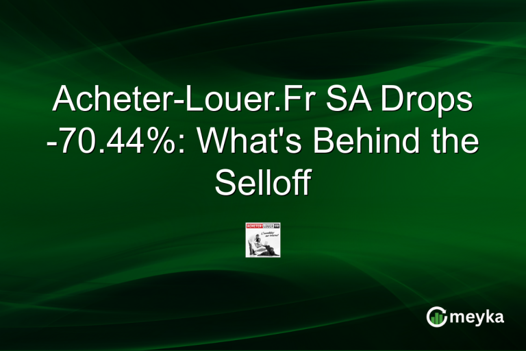 Acheter-Louer.Fr SA Drops -70.44%: What's Behind the Selloff