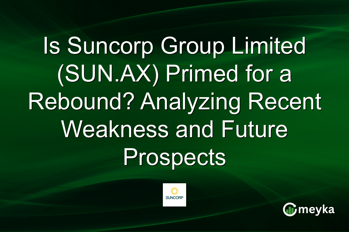 Is Suncorp Group Limited (SUN.AX) Primed for a Rebound? Analyzing Recent Weakness and Future Prospects