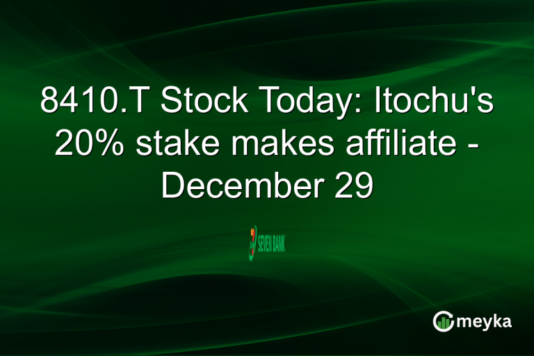 8410.T Stock Today: Itochu's 20% stake makes affiliate - December 29