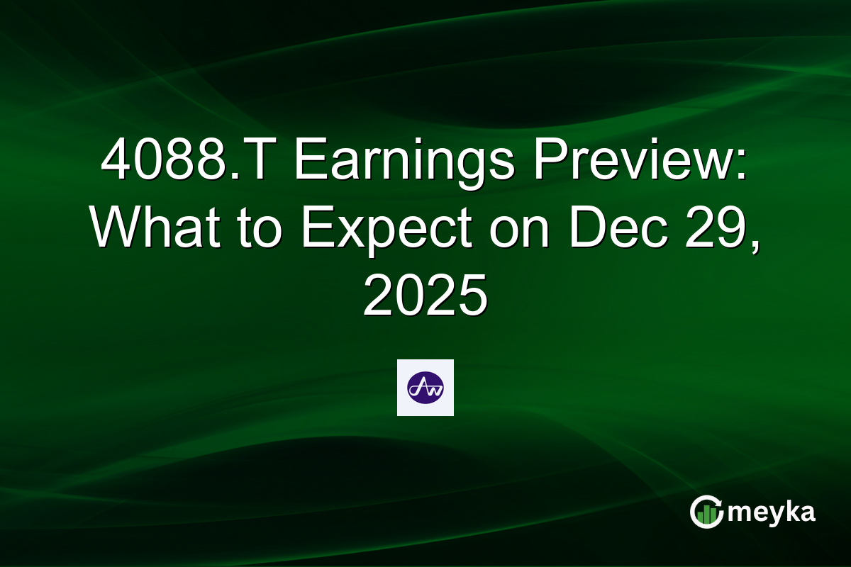 4088.T Earnings Preview: What to Expect on Dec 29, 2025