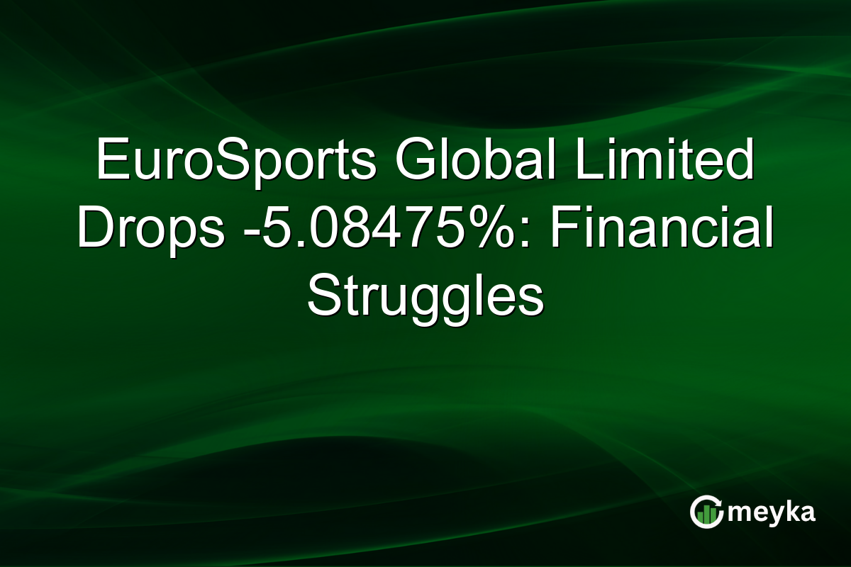 EuroSports Global Limited Drops -5.08475%: Financial Struggles