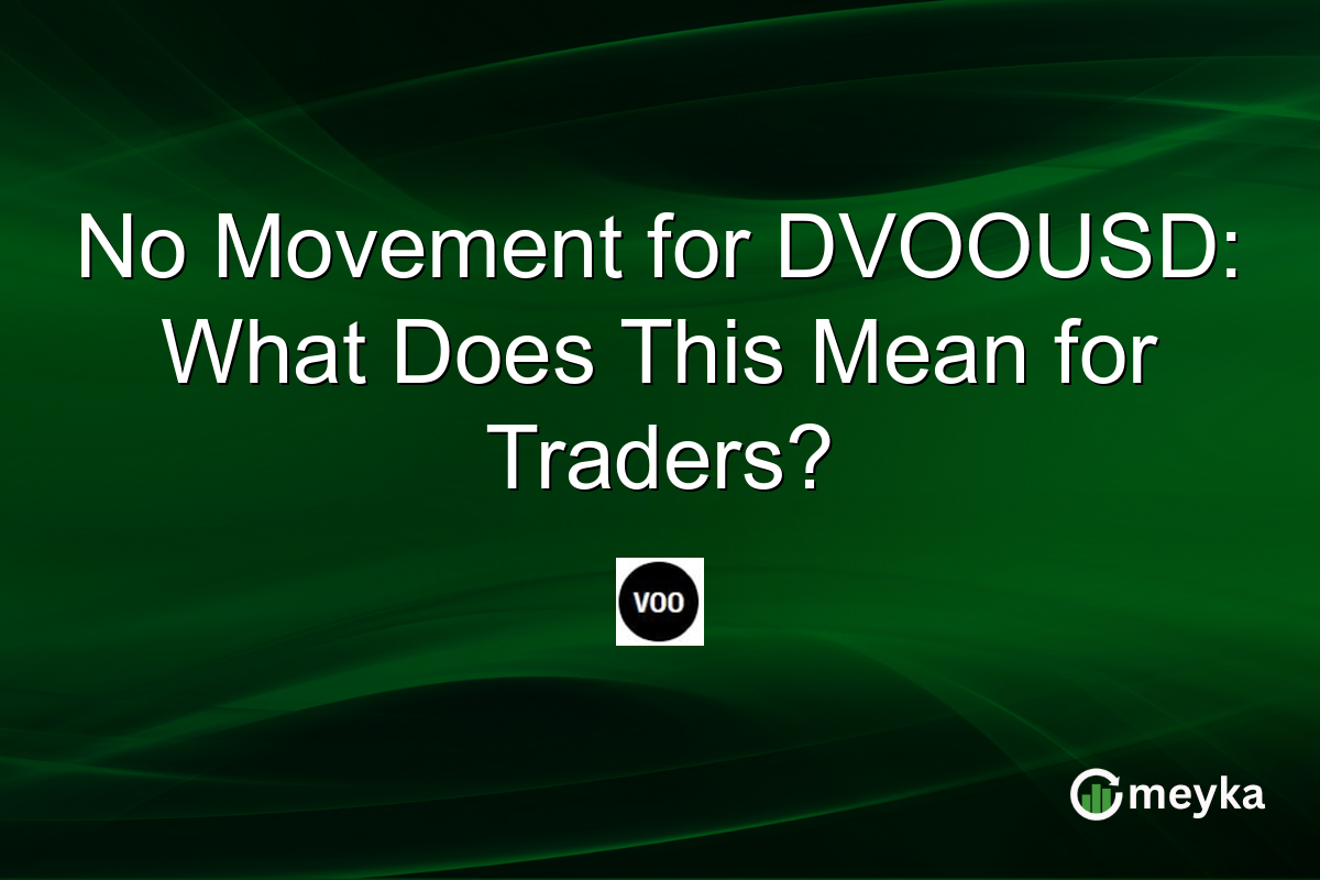 No Movement for DVOOUSD: What Does This Mean for Traders?