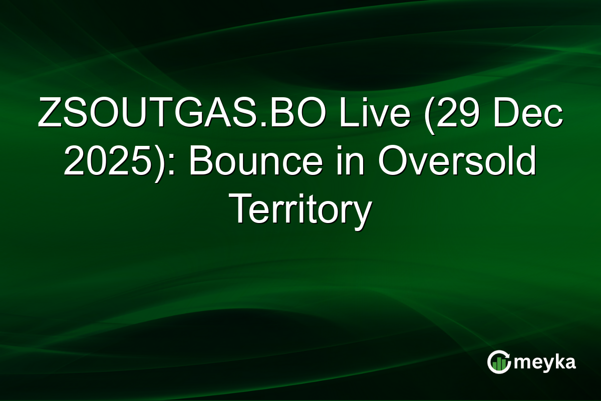ZSOUTGAS.BO Live (29 Dec 2025): Bounce in Oversold Territory