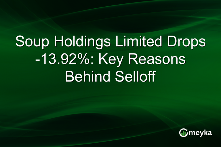 Soup Holdings Limited Drops -13.92%: Key Reasons Behind Selloff