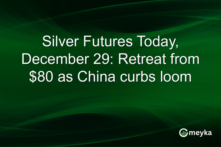 Silver Futures Today, December 29: Retreat from $80 as China curbs loom