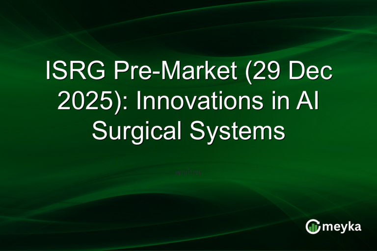 ISRG Pre-Market (29 Dec 2025): Innovations in AI Surgical Systems