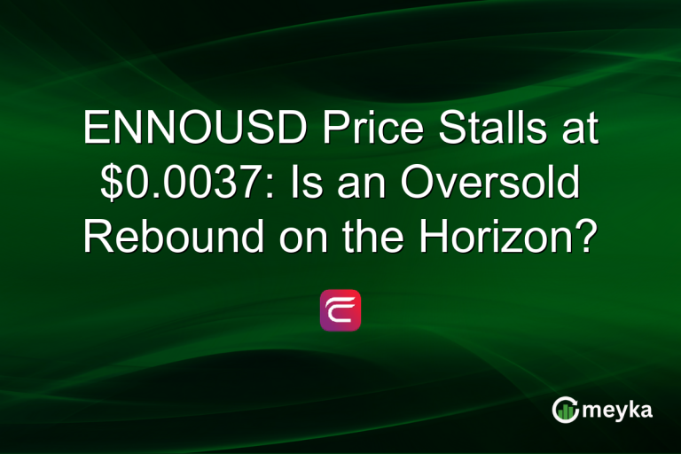 ENNOUSD Price Stalls at $0.0037: Is an Oversold Rebound on the Horizon?