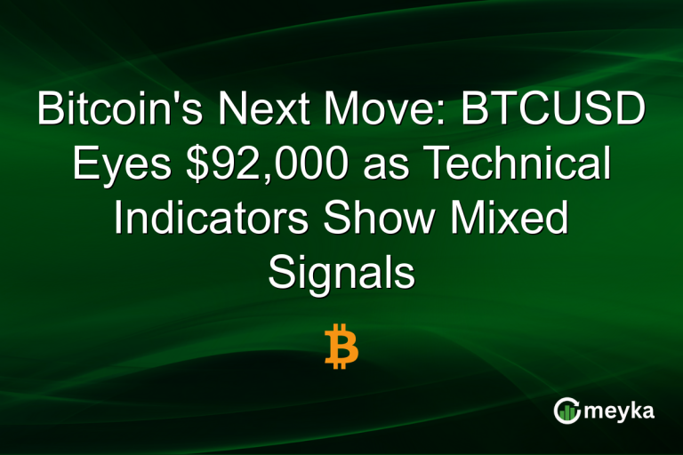 Bitcoin's Next Move: BTCUSD Eyes $92,000 as Technical Indicators Show Mixed Signals
